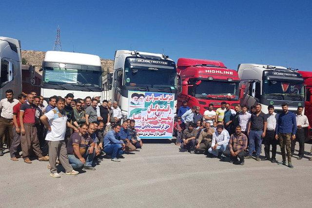 راننده کامیونها در خراسان شمالی، چشم انتظار توزیع لاستیک